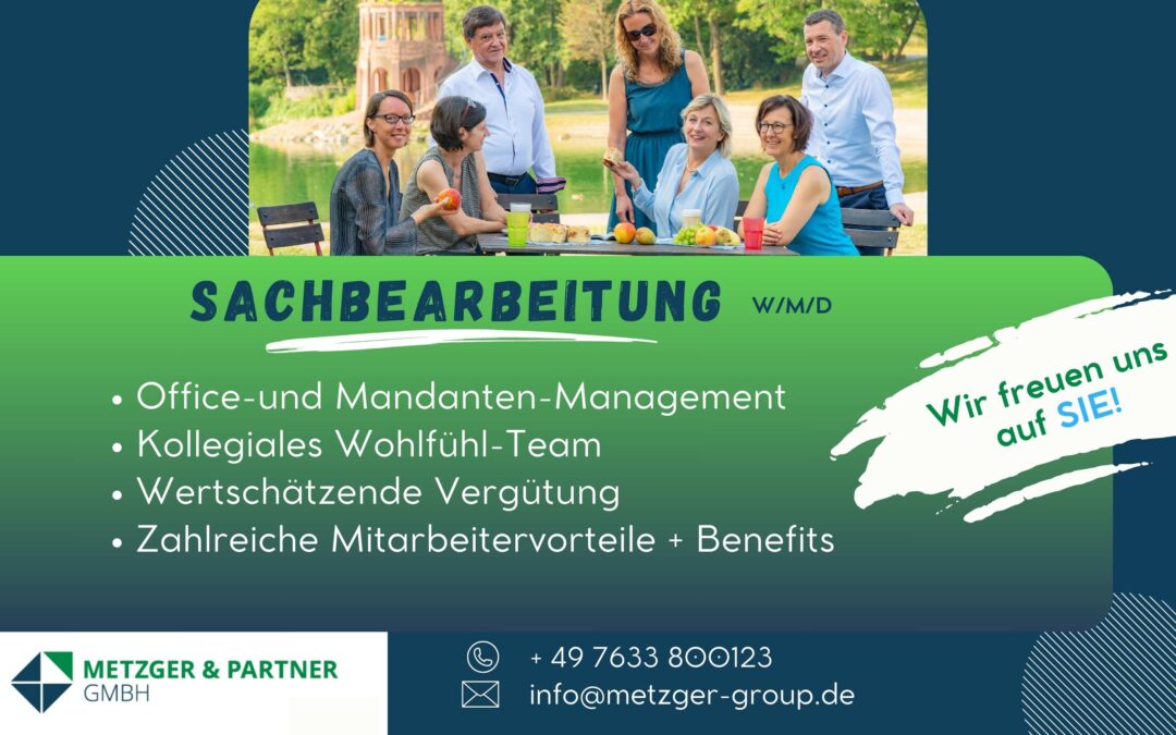 Sachbearbeitung (m/w/d)