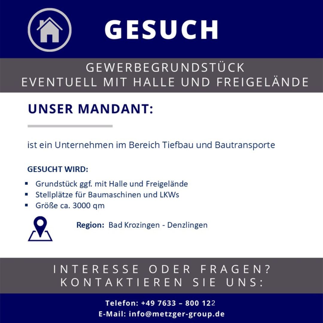 Unternehmen in der Rechtsform einer GmbH gesucht