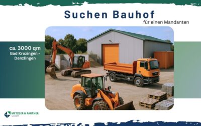 Gewerbegrundstück eventuell mit Halle und Freifläche gesucht