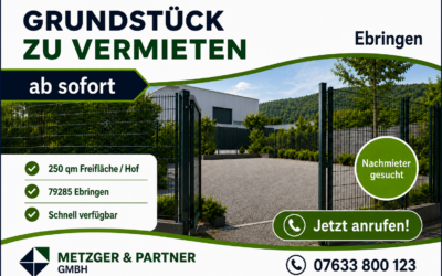Grundstück zu vermieten